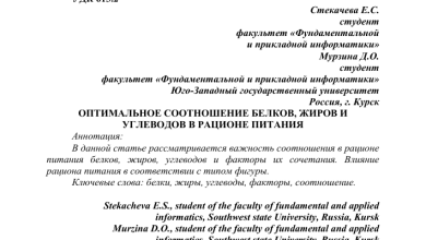 Photo of «Оптимальное соотношение белков, жиров и углеводов»